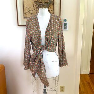 Trina Turk top/beach coverup